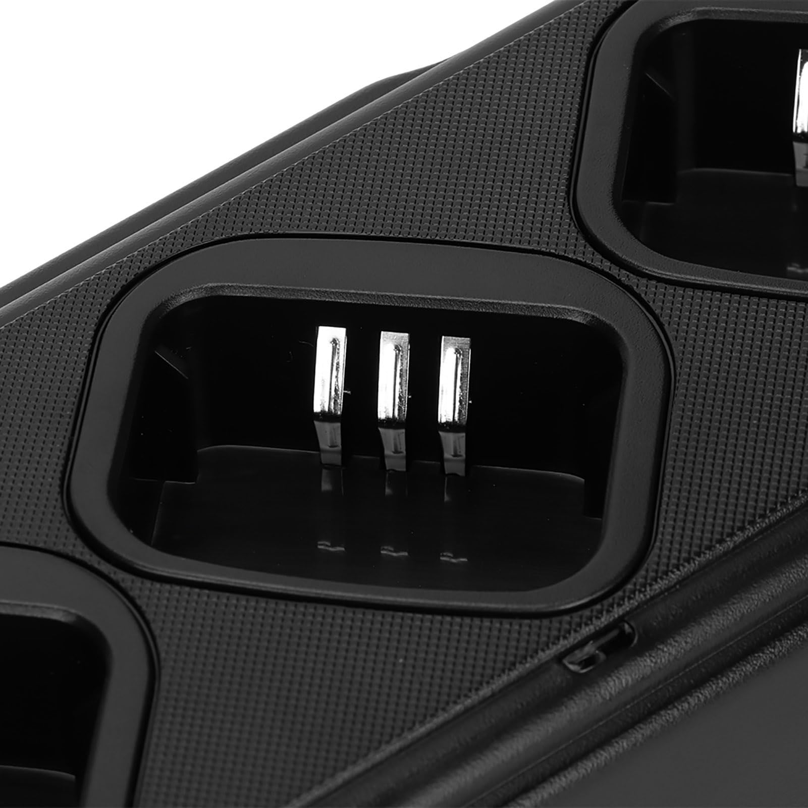 Cargador de Seis Vías, Adaptador de Corriente para GP328/338 GP360, con Identificación Automática de Batería de Protección Múltiple (Enchufe Europeo 110-240 V)