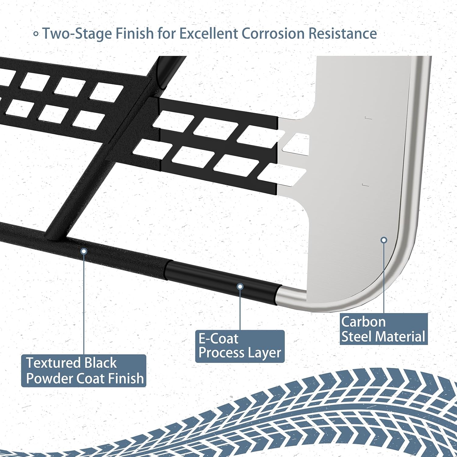 Hooke Road Front Rear Tubular Half Doors for 2018-2026 Jeep Wrangler JL & 2020-2026 Gladiator JT (4 Doors Set)
