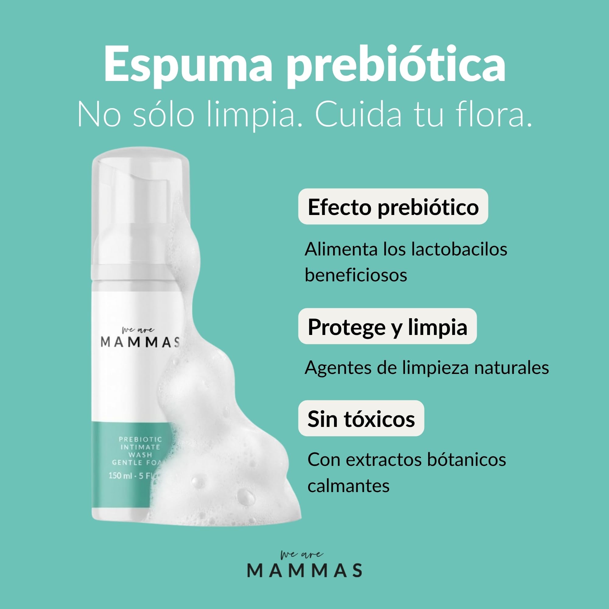 Pack Cuidado Perineal Postparto: Espuma Prebiotica y Spray Botanico Intimo Mujer Higiene Recuperacion Intima Limpieza Suave Alivio Calma Aloe Vera Hamamelis Acido Lactico pH Balanceado Flora Sin Jabon