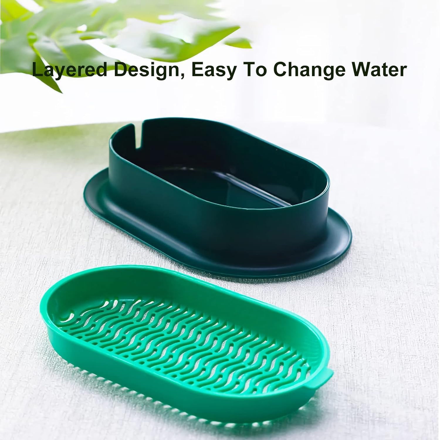 2Pcs Cat Grass Planter (No Seeds Included) Wheatgrass Planting Trays Hydroponic Cat Grass Growing Kits for Indoor Cats Soilless Organic Nursery Box Pet Grass Pot (C)