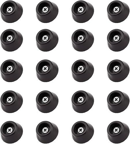 Miniatura 7 de 20 almohadillas redondas negras para muebles, patas antideslizantes para mesa, escritorio, silla, patas de sofá, deslizadores de muebles resistentes