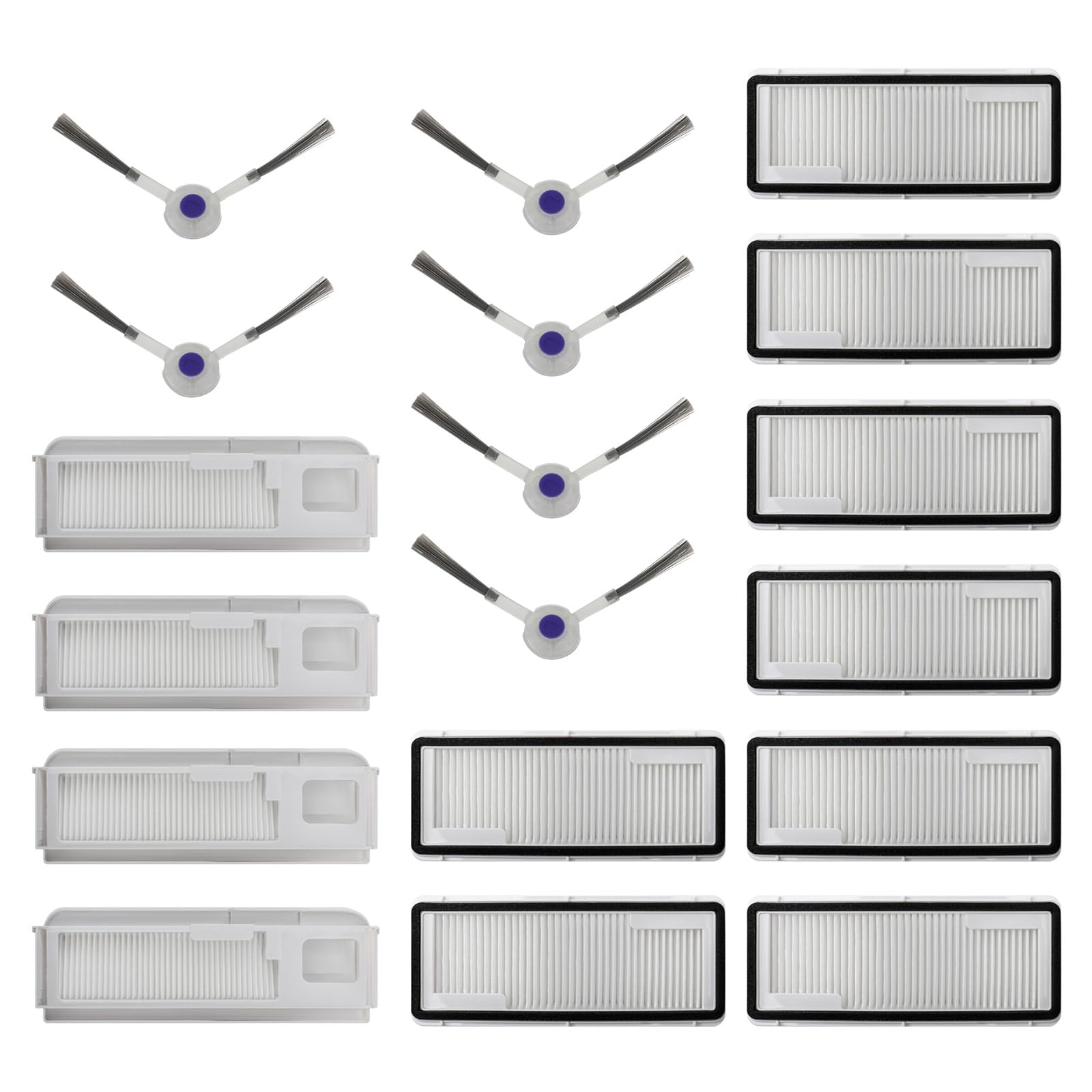 TFAOYS HEPA Filter Replacement Part Robot Accessories for J4 Main Brush Side Brush Rolling Mopping Cloth Robot