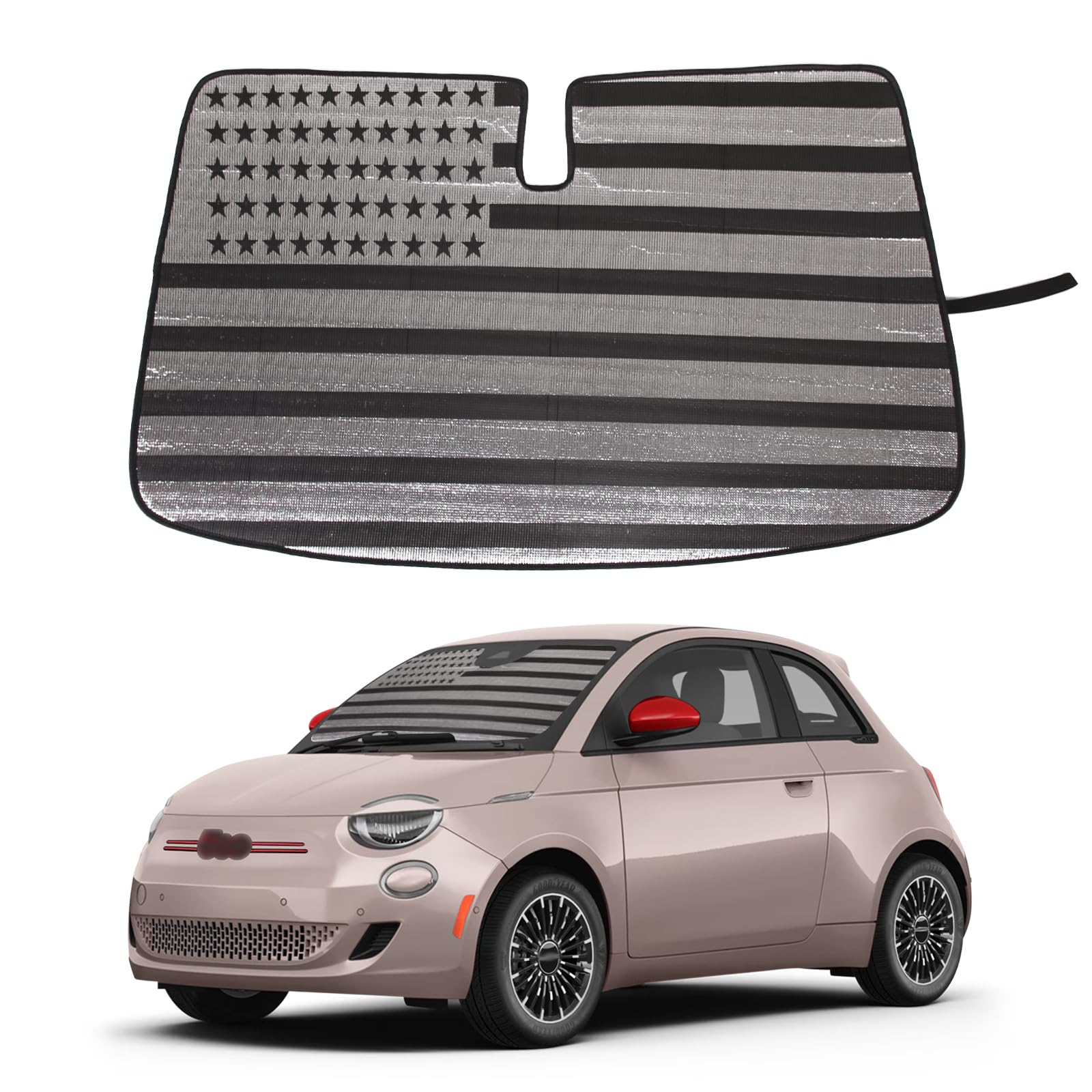 Amazon.co.jp: フロントガラスサンシェード Fiat 500 2010-2024