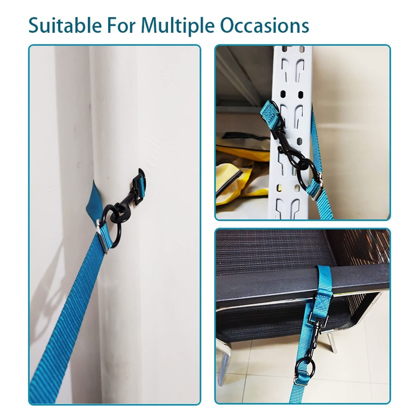 XIANGFAGS Correa Perro Correa de Perro de Doble Cabeza for Caminar 2 Dos Perros Longitud Ajustable Correa de Perro de Plomo Doble Multifuncional for Perros pequeños medianos Grandes