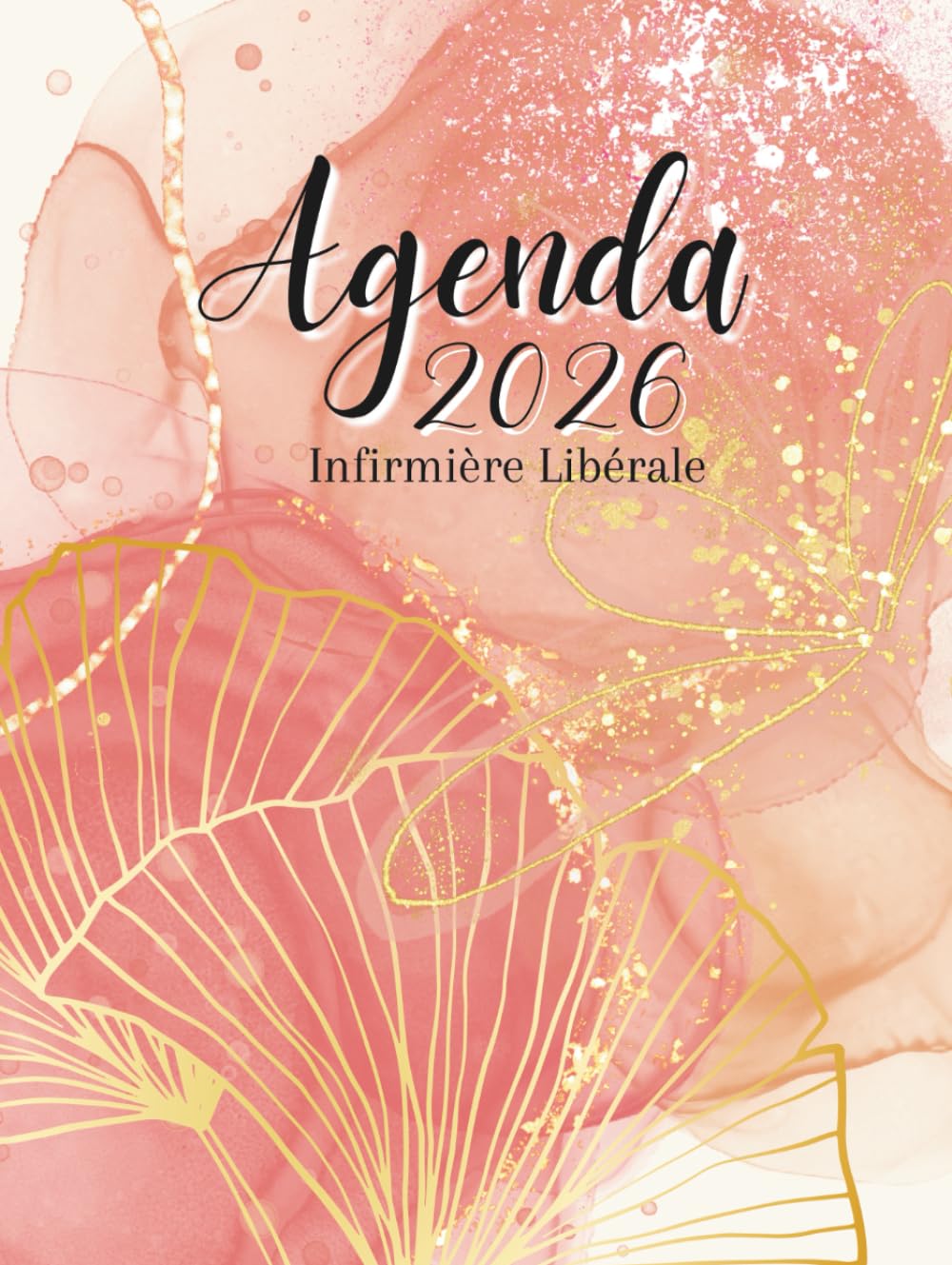 Agenda Infirmière Libérale: Planificateur de tournée,intérieur noir et blanc,grand format,1 jour/page,de 5h à 21h45,toutes les 15min,+ RDV patients+ km+CA+bilan comptable