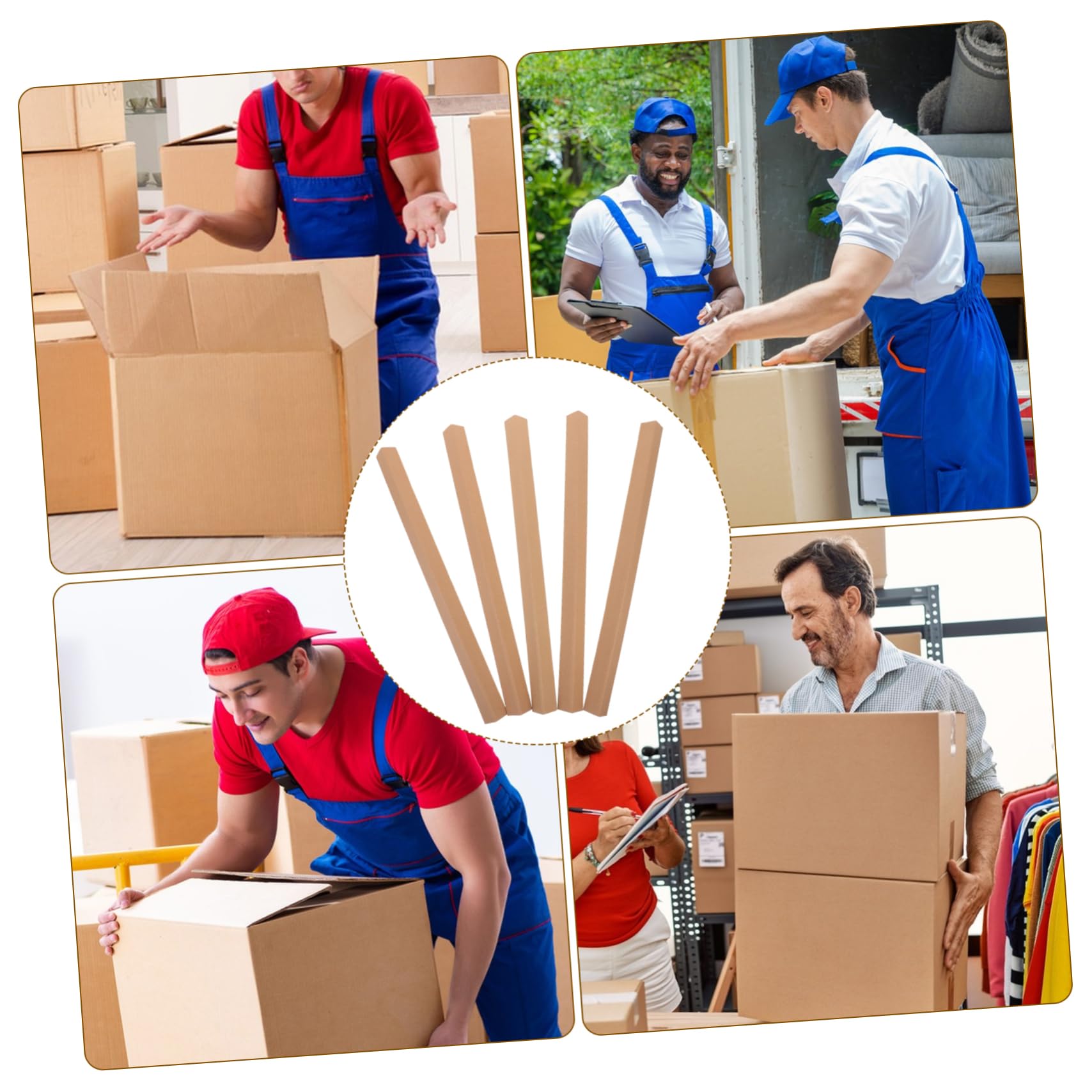 KICHOUSE 10pcs Photo Frame Corner Protectors Khaki Paper Photo Frame Edge Protector Picture Frame Edge Protector Picture Frame Corner Guard