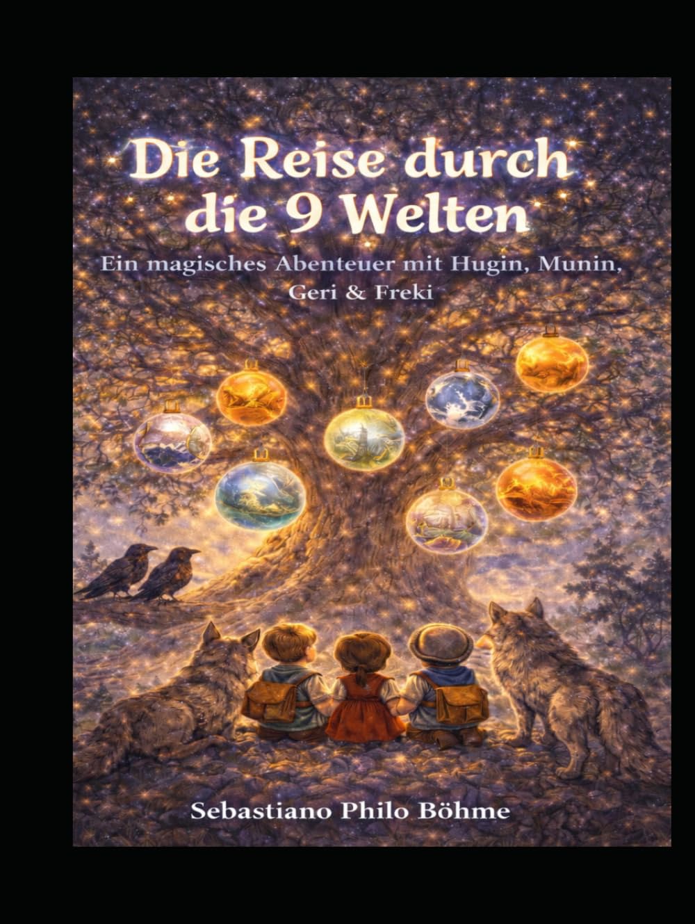 Die Reise durch die 9 Welten: Ein magisches Abenteuer mit Hugin, Munin, Geri und Freki