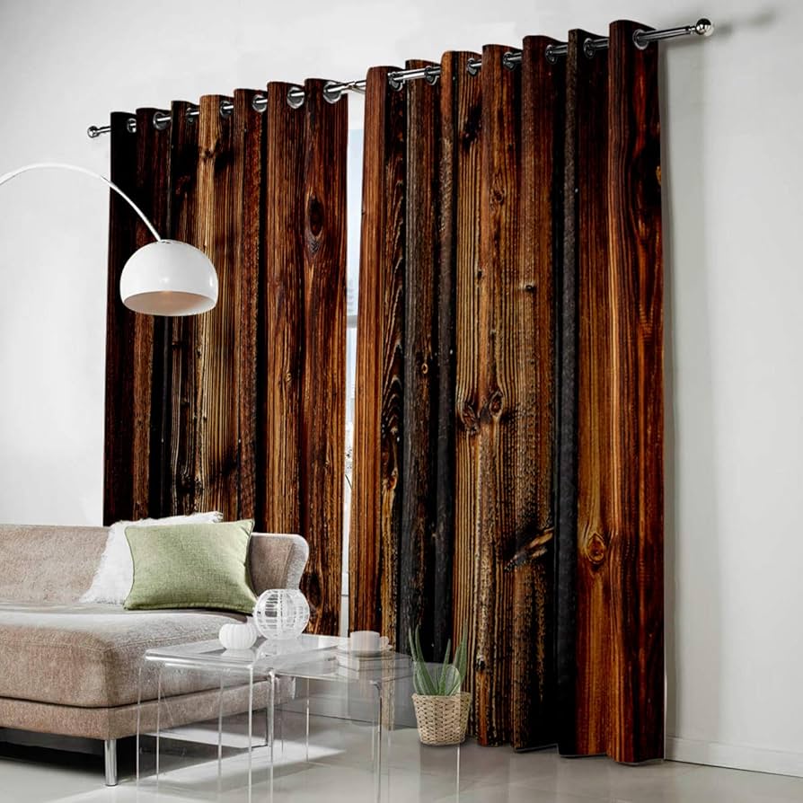 ②遮光 カーテン　ダークブラウン 遮光1級・遮熱・遮音・156サイズカーテン ダークブラウン(DBR