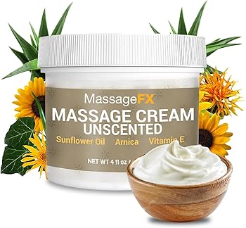Amazon.com : MASSAGE FX Unscented Massage Cream, 4 oz - Massage