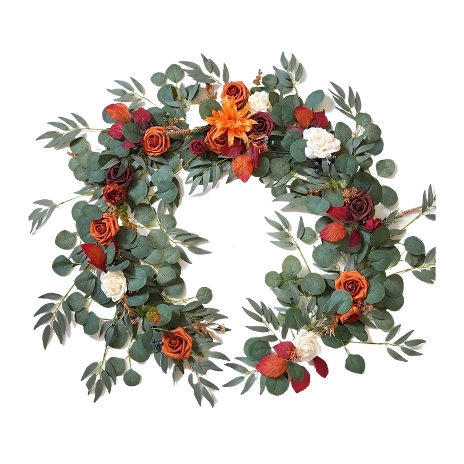 MNUvxzaewf Sweetheart Table Centerpieces for Backdrop Wedding Decoration(Burnt Orange)