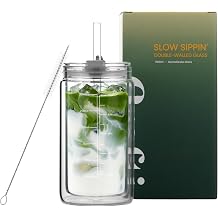 Crafti Slow Sippin Glass Tumbler Replacement Lid