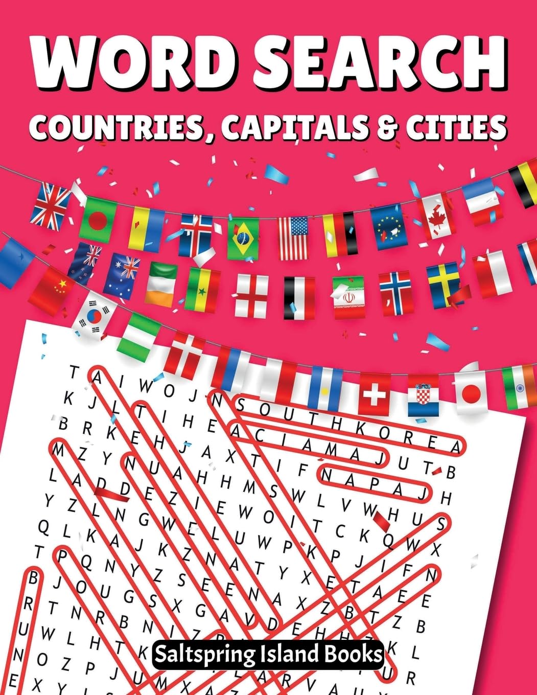 WORD SEARCH: Countries, Capitals & Cities