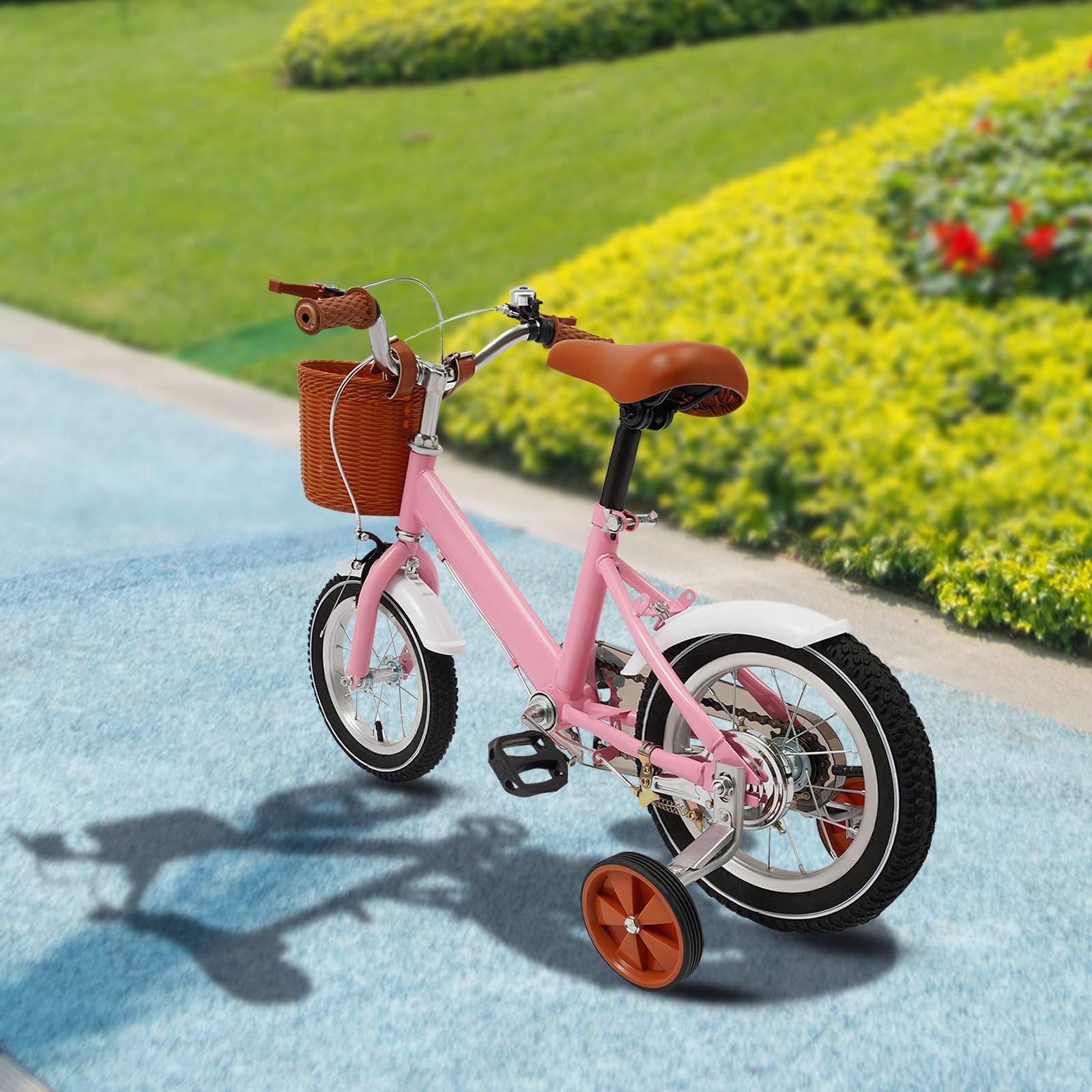 Vélo pour enfant, 12 ", avec stabilisateurs, pour adolescents, neutre, hauteur réglable, convient aux enfants de 2 à 4 ans