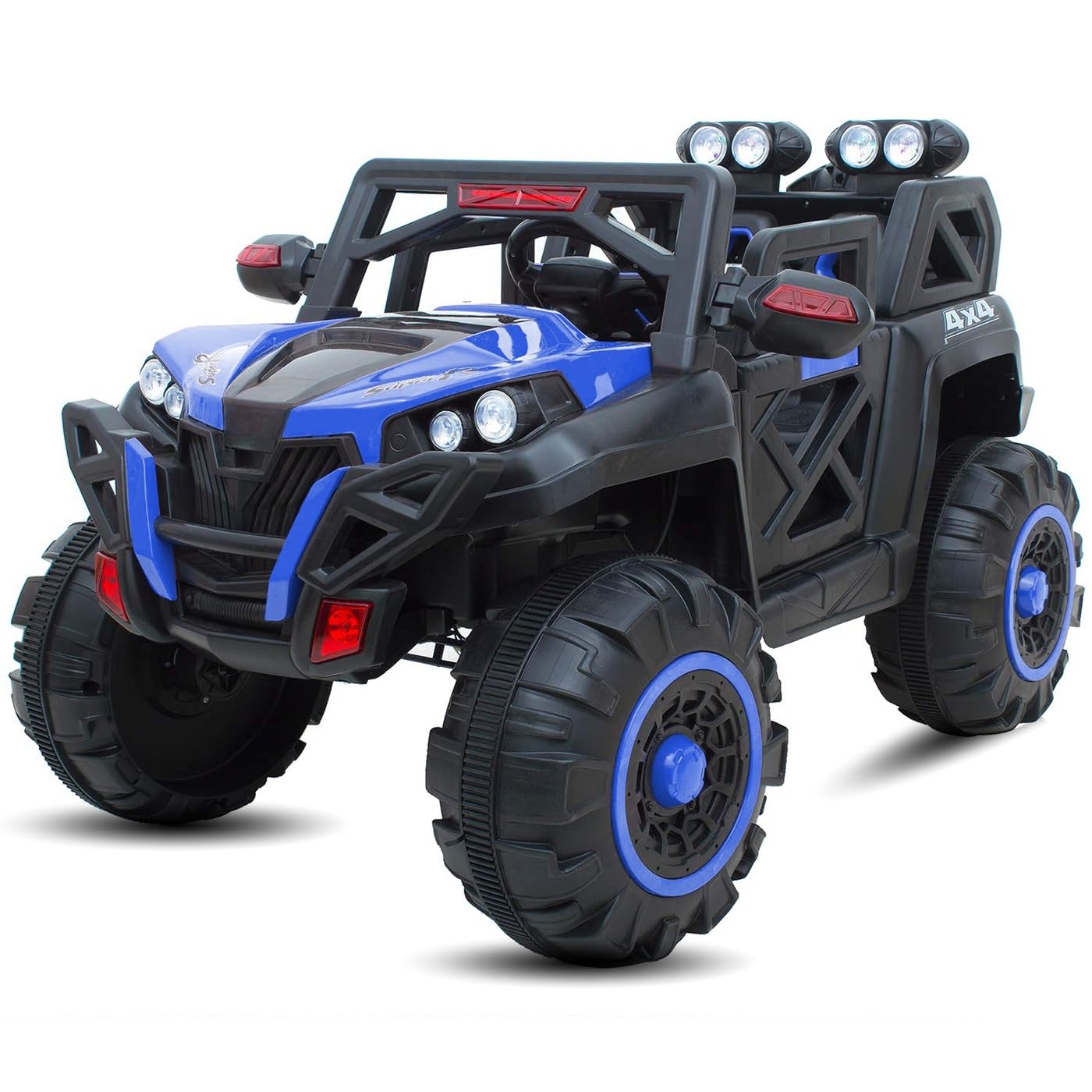 Srecap Kids Battery Operated 4x4 Big Size Jeep 12V Battery Jeep Battery Operated Ride On - Blue (B0DDYBJBRJ) Amazon Price History, Amazon Price Tracker