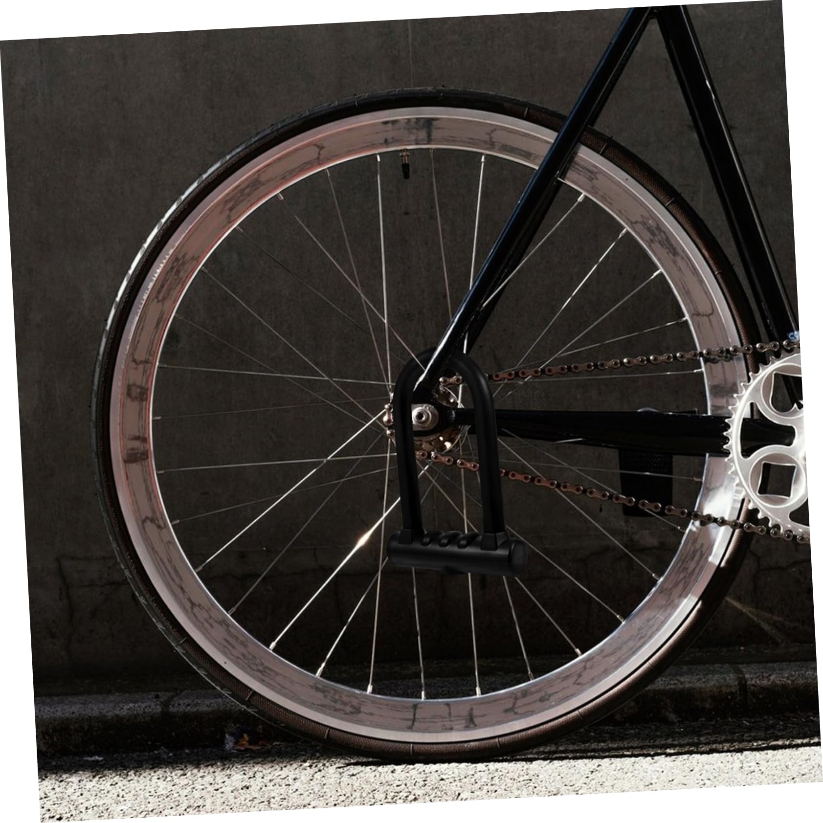 VICASKY Lucchetto u Per Bicicletta in e Silicone Resistente Design Doppia Apertura Anti-taglio e Affidabile Per Protezione Duratura