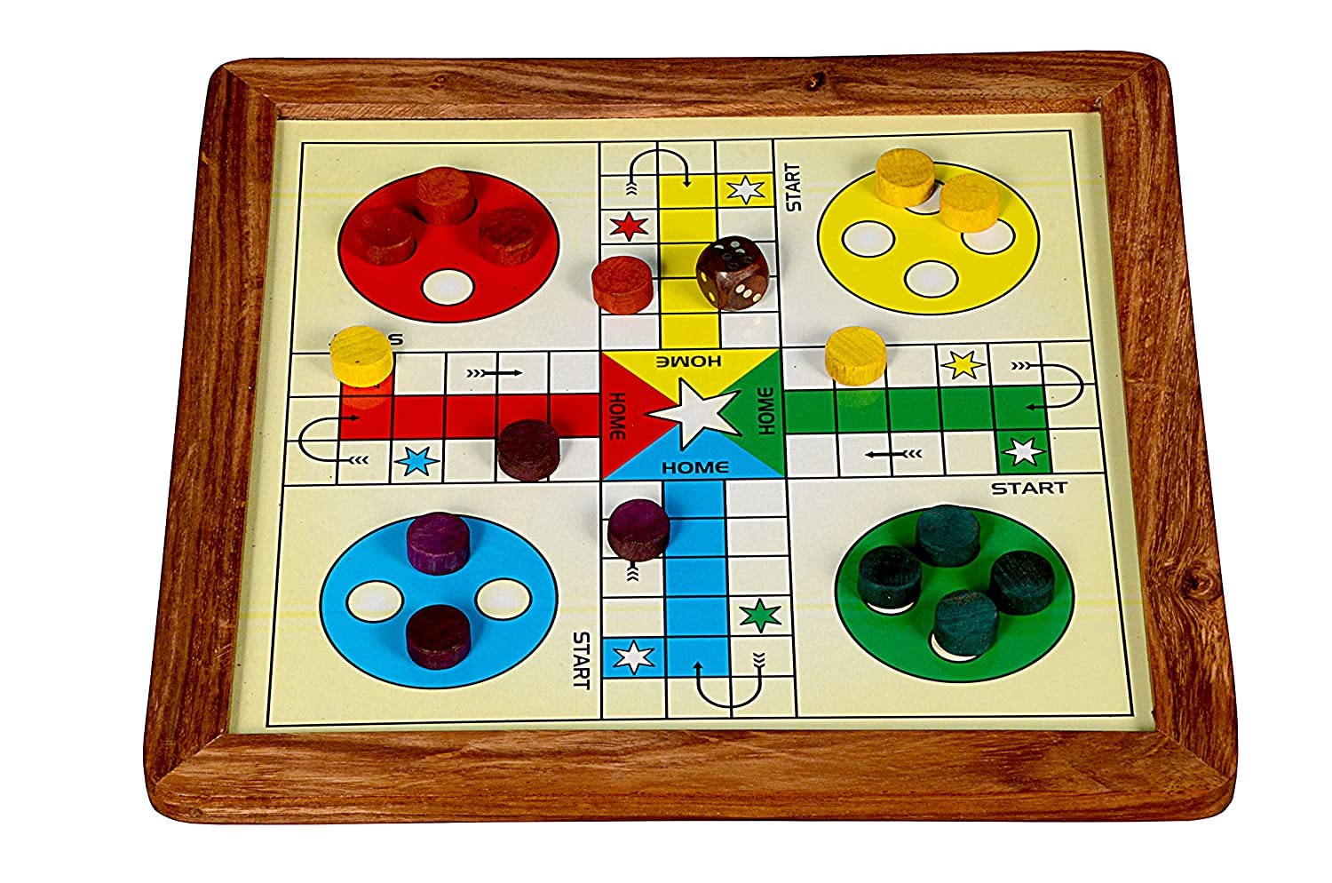 homedeco Wooden Ludo Handmade Classic Wood 2 in 1 Ludo Magnetic Snakes and Ladder Travel Board Games Fun Games for Kids and Adults Made in India 12 × 12 Inches (B09Y687WW6) Amazon Price History, Amazon Price Tracker