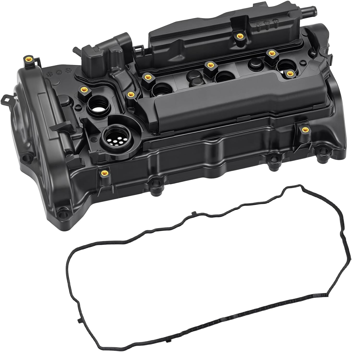 BDFHYK 12310-RDF-A01 Engine Valve Cover with Valve Cover Gasket Compatible with Honda CR-V 2015-2019, Accord 2013-2017, Replace 12310-5A2-A01, 12310RDFA01, 123105A2A01