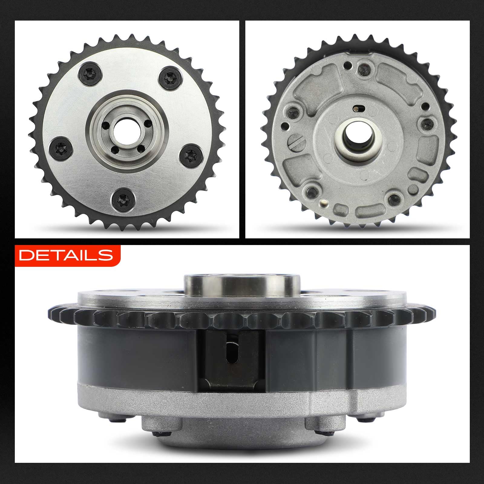 Frankberg Ajustador del árbol de levas 11367500032 11361707315 | Compatible con: Serie 3 E46, Serie 1 Convertible E88, Serie 1 E81, Serie 3 Coupé E46, Serie 3 Convertible E46