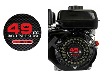 2Pcs 49cc Item 69730 Pull Starter Sticker - for Predator 212 Engine for Coleman BT200X CT200U KT196 Baja MB200 Performance Parts Go Kart Mini Bike for Honda 196cc 224cc 200cc Engine