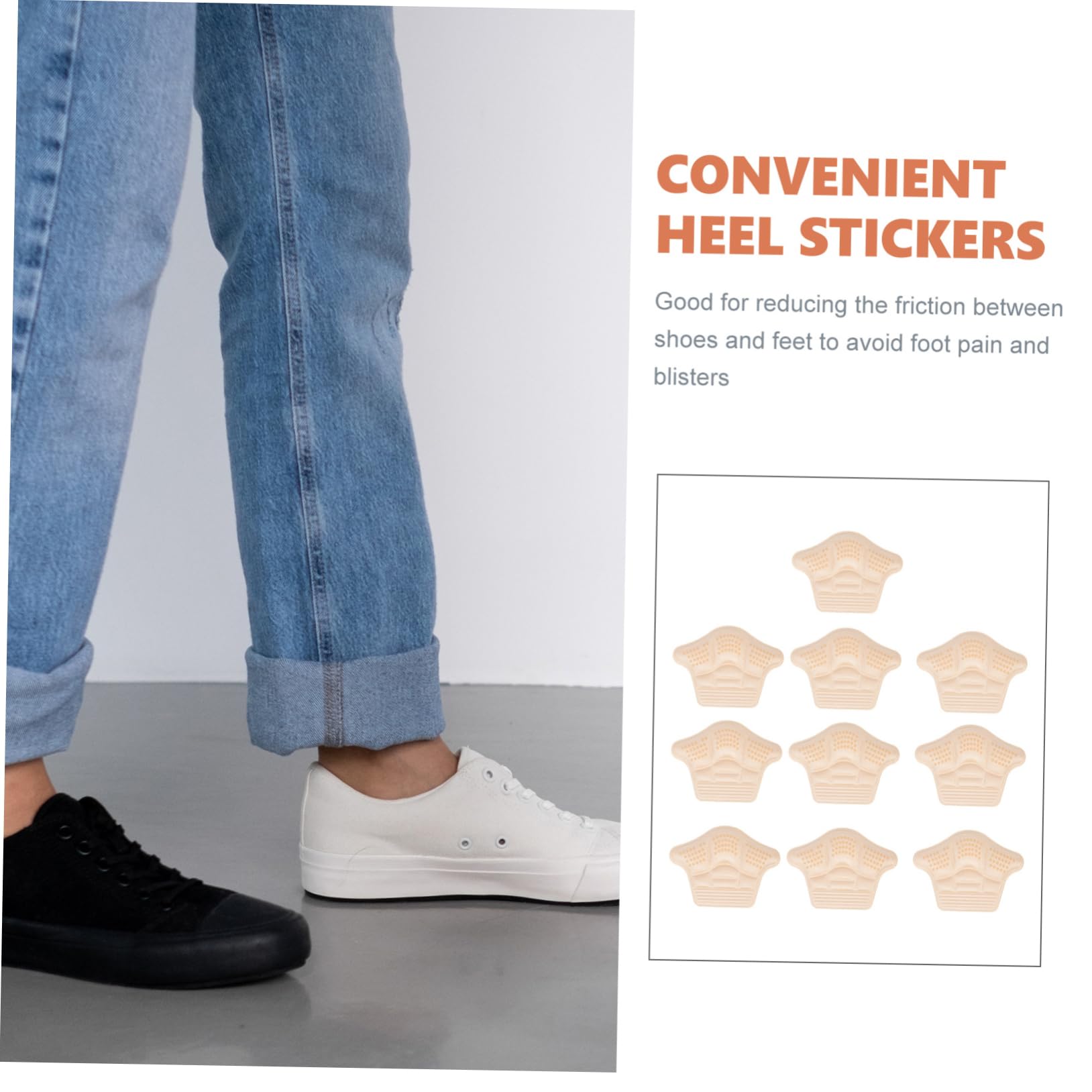 SOLUSTRE 20paare Fersenkissen Selbstklebende Einlegesohlen Für Sportschuhe High Heels Und Sneaker Und Und Schwarz Reduzierung Von Fußschmerzen Und Reibung