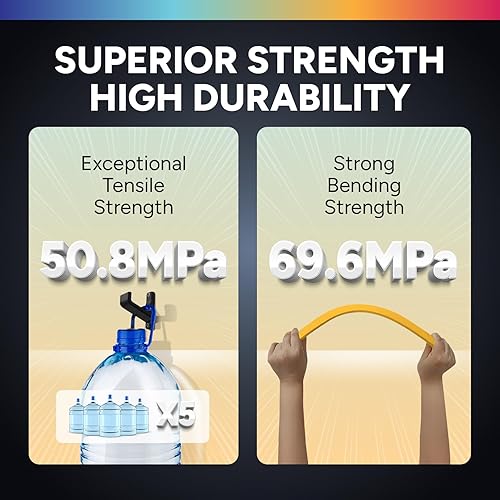 Vista 17 de Overture Petg - Filamento de 0.07 pulgadas con superficie de construcción 3D 7.87 x 7.87 pulgadas, consumibles para impresora 3D, carrete de 2.2 2.2