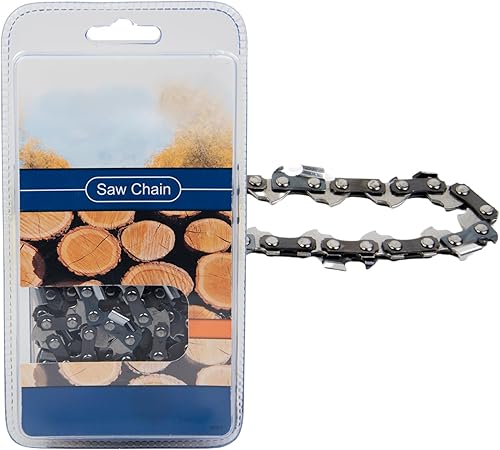 Jeremywell Hoja de cadena de motosierra S40 de 10 pulgadas, 40 eslabones de transmisión de 38 pulgadas, paso LP de 0.050 pulgadas, calibre 0.050