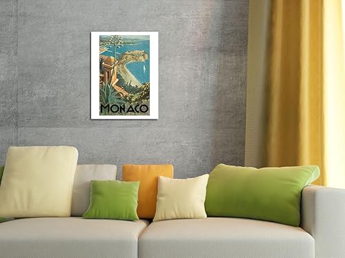 Miniatura 4 de Pacifica Island Art - Póster de viaje vintage Monte Carlo Monte Carlo French Riviera por E. Clerissi c.1930s - Impresión artística maestra (sin