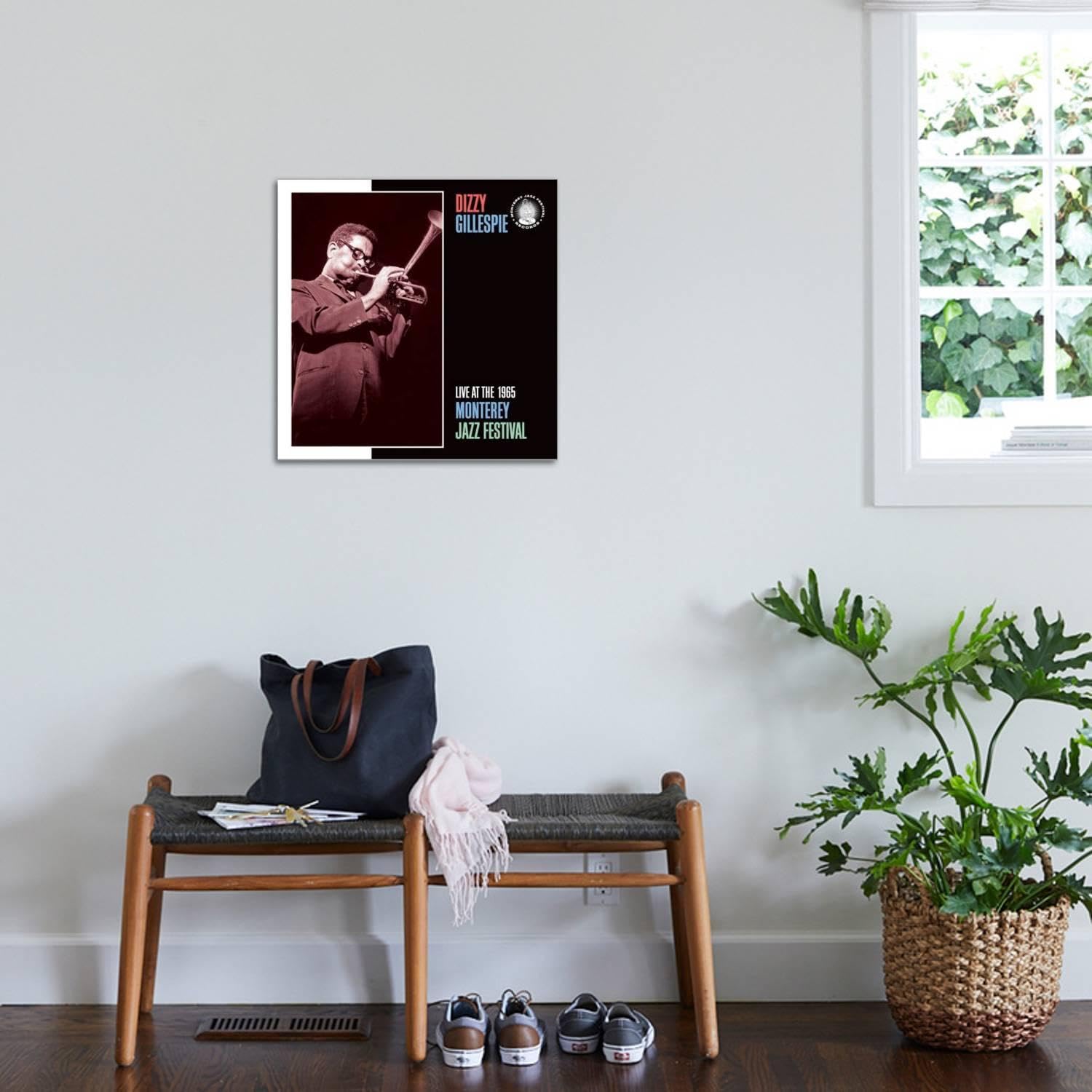 Amazon.com: ART.COM Stretched Canvas Print Dizzy Gillespie, Live