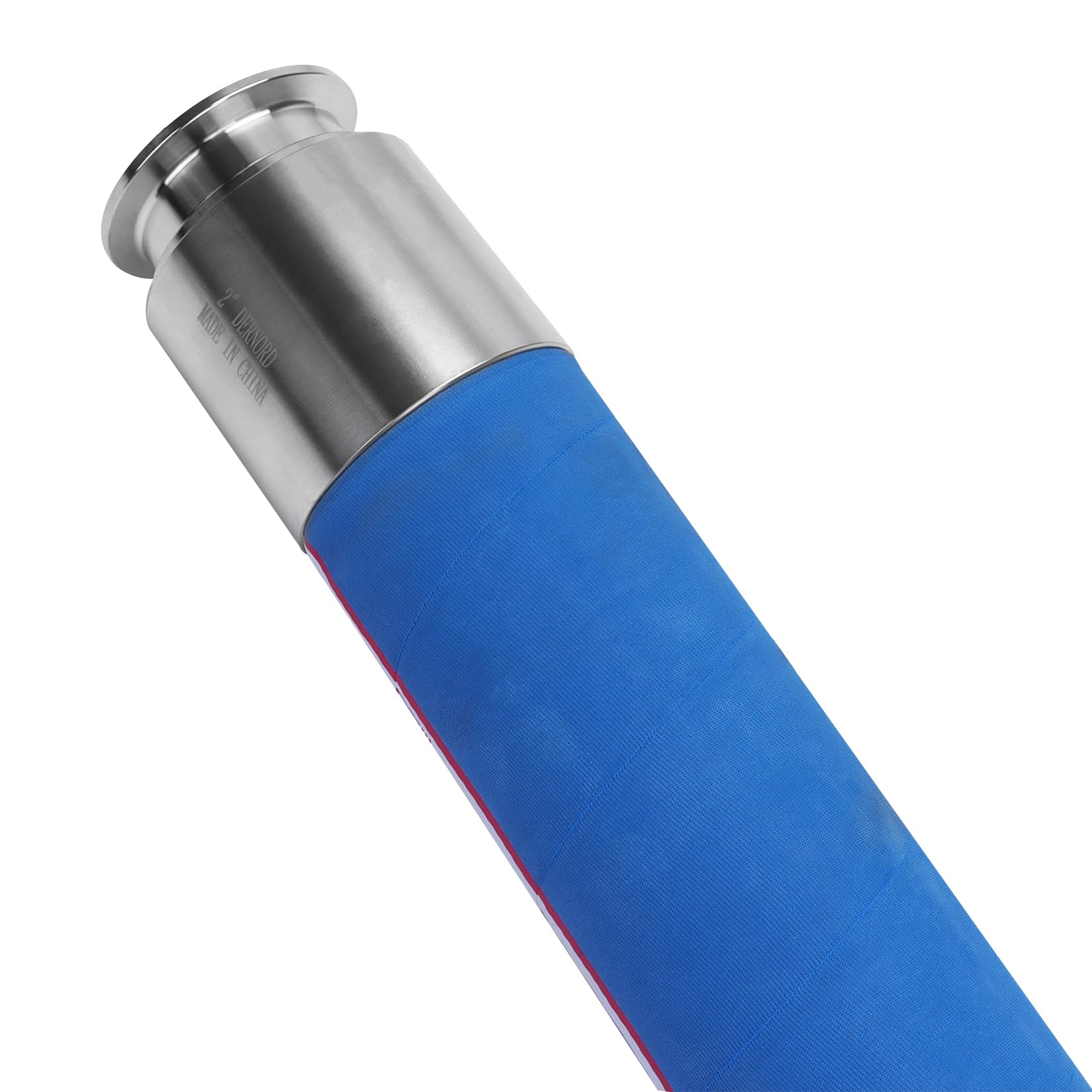 DERNORD Bierschlauch, Getränke-Transferschlauch, Lebensmittelqualität, mit 5,1 cm Tri-Klemme, 1 m Länge