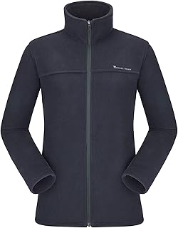 CAMEL CROWN Fleecejacke Herren Outdoor Winter Dünn Leicht Arbeitsjacke Warm Winddicht Durchgehender Reißverschluss Fleecej...