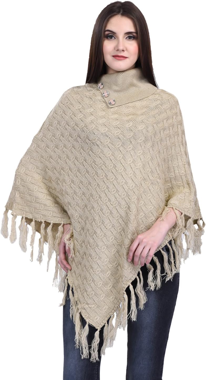 eWoolsWomen's Wool Long Length Poncho