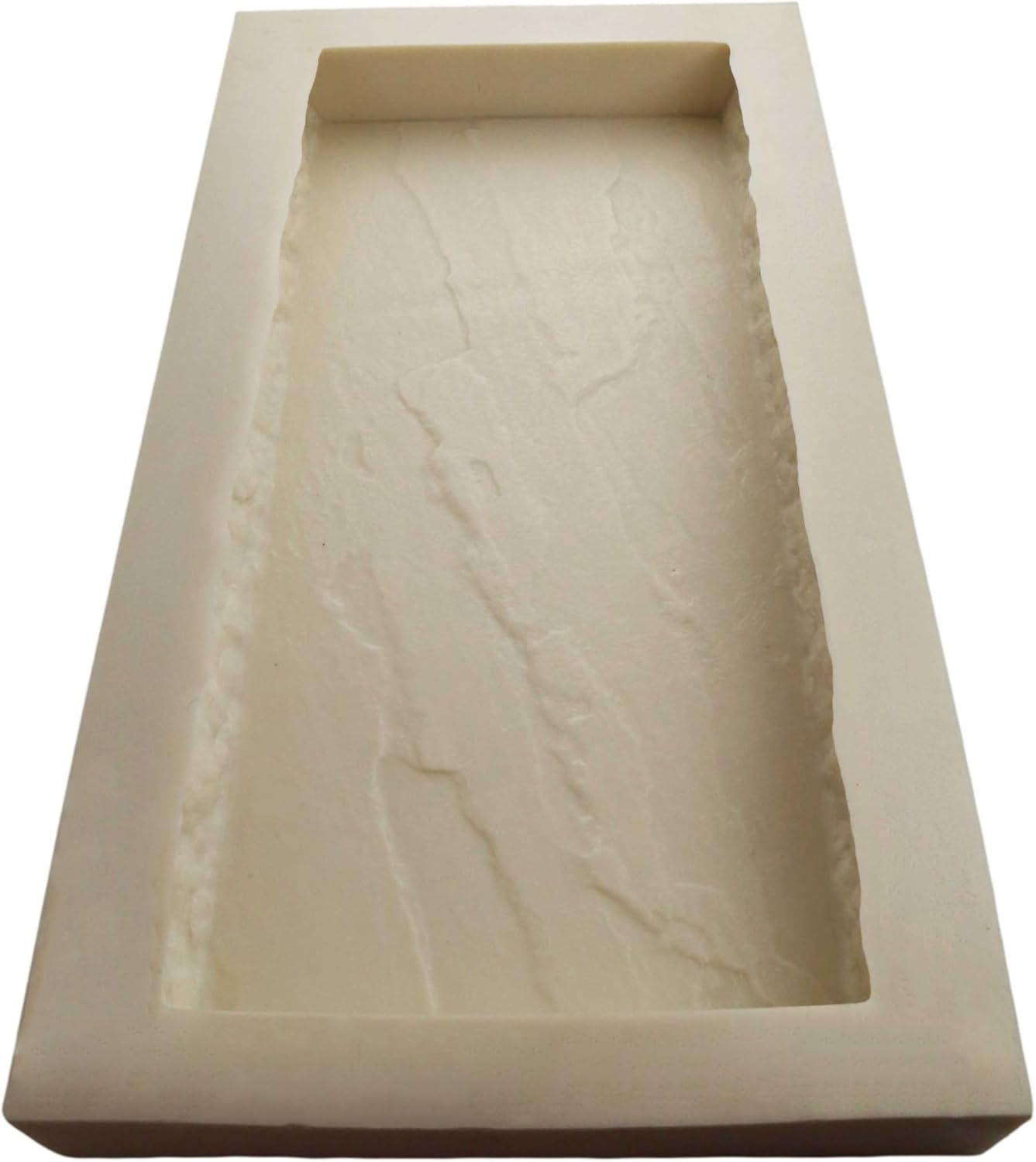 Rubber Molds for Concrete, Slate Wall Cap Mold, 24.5" L x 12" W x 2.5" D