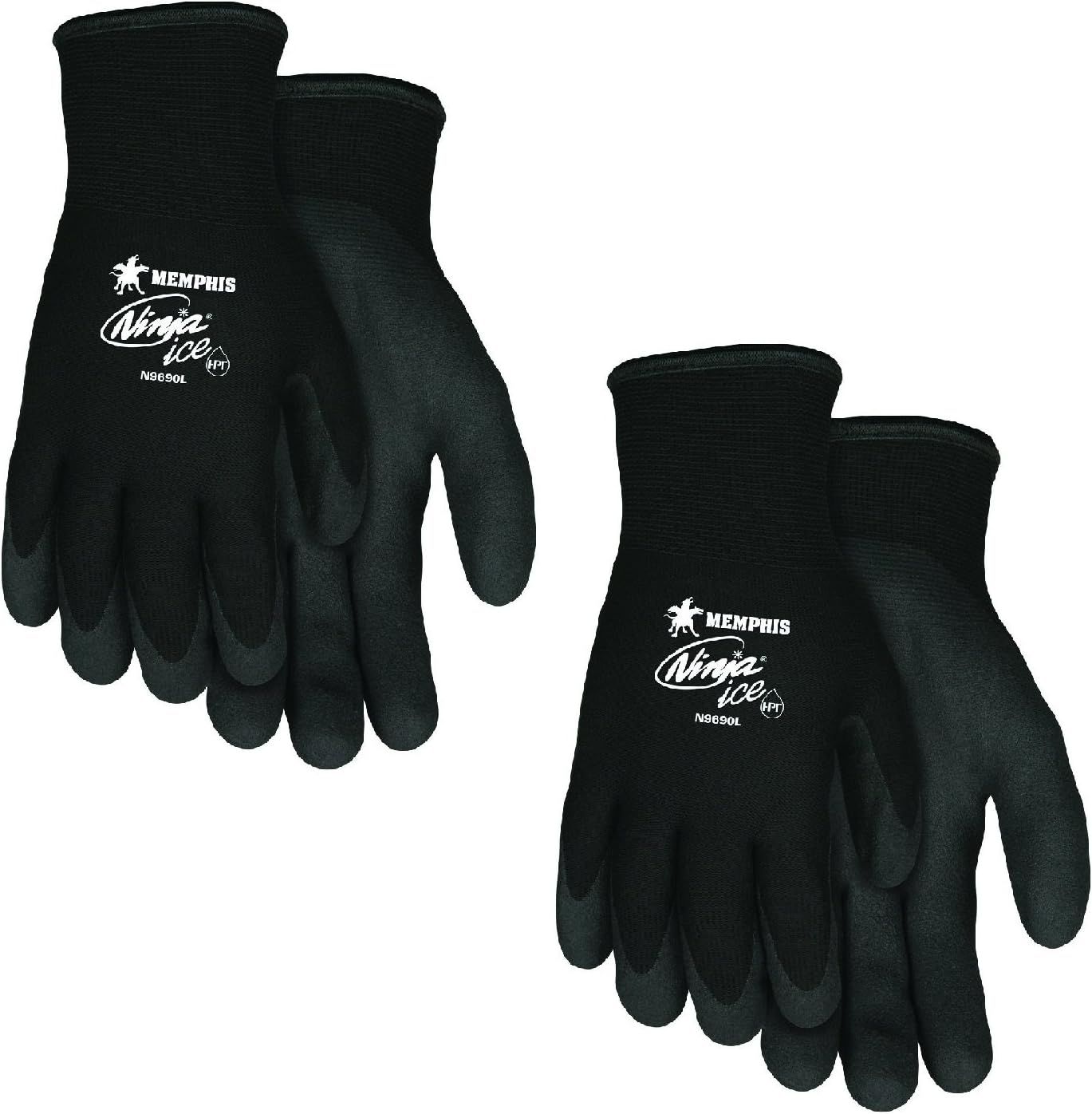 MCR Safety Memphis N9690XL Ninja Ice Mechanic/Ice Fish Glove, Size Extra Large (2 Pair)