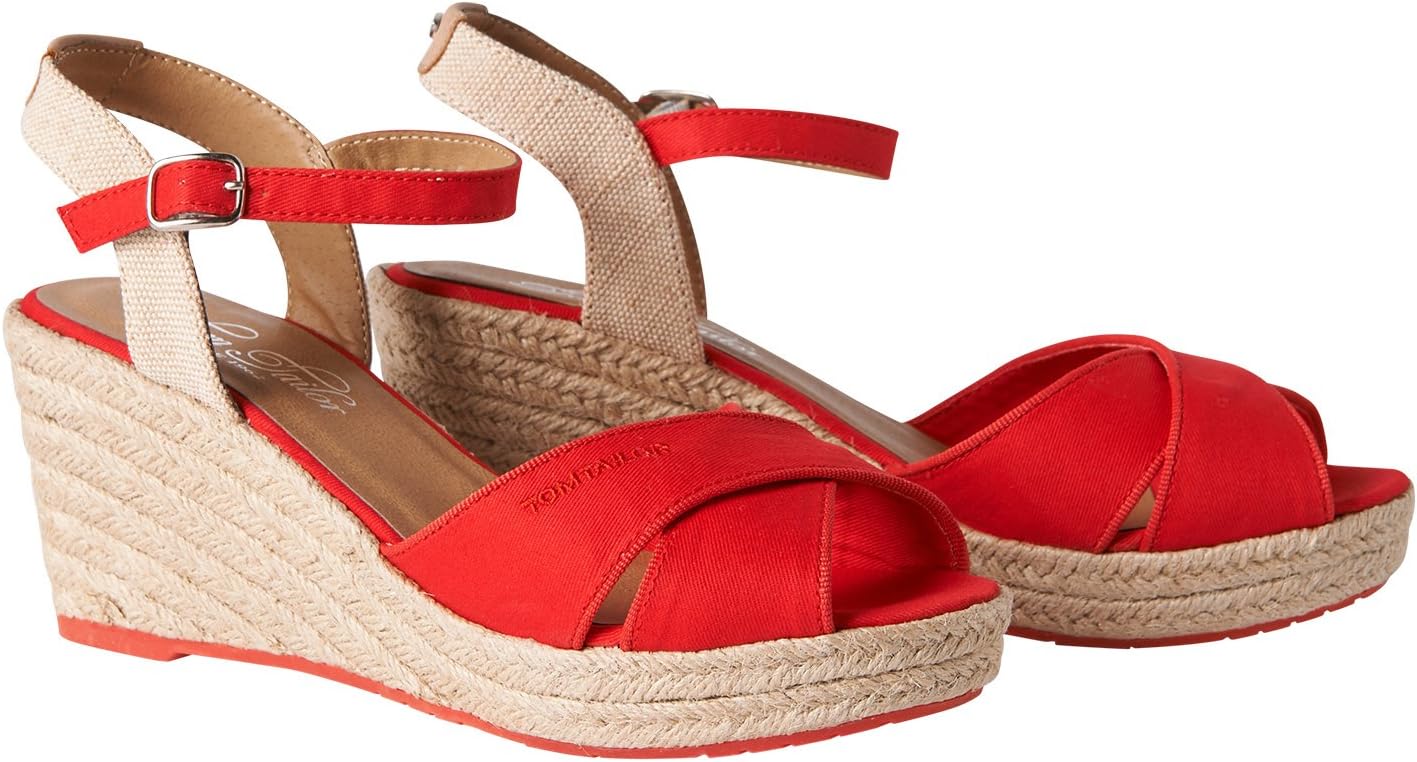 TOM TAILOR Women's 4890101 Ankle Strap Sandals