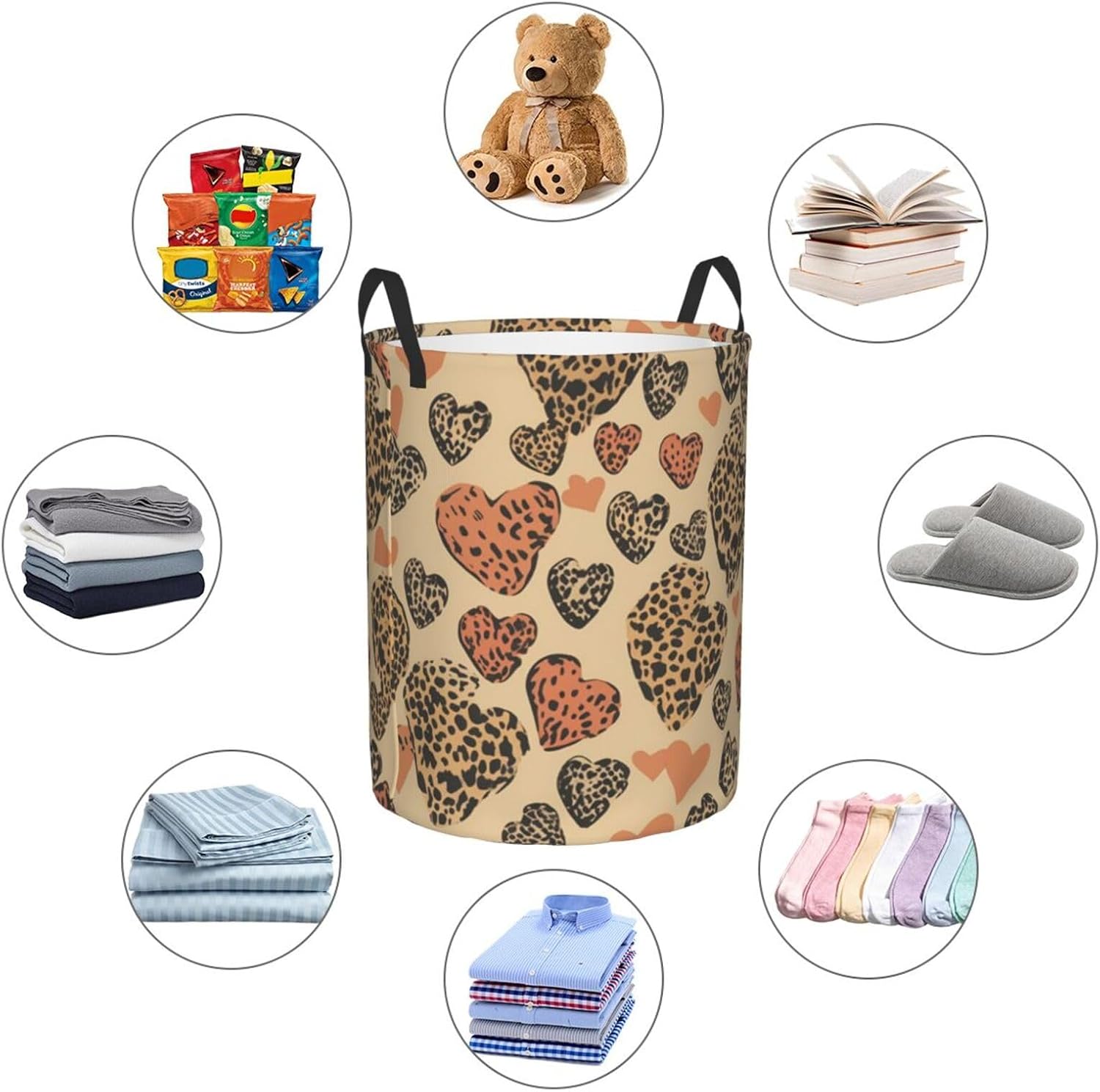 Laundry Basket With Handles Foldable Laundry Hamper Dirty Clothes Basket image 4