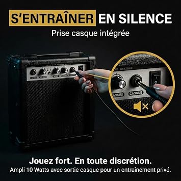 Kit RockJam - cable et cordes de rechange