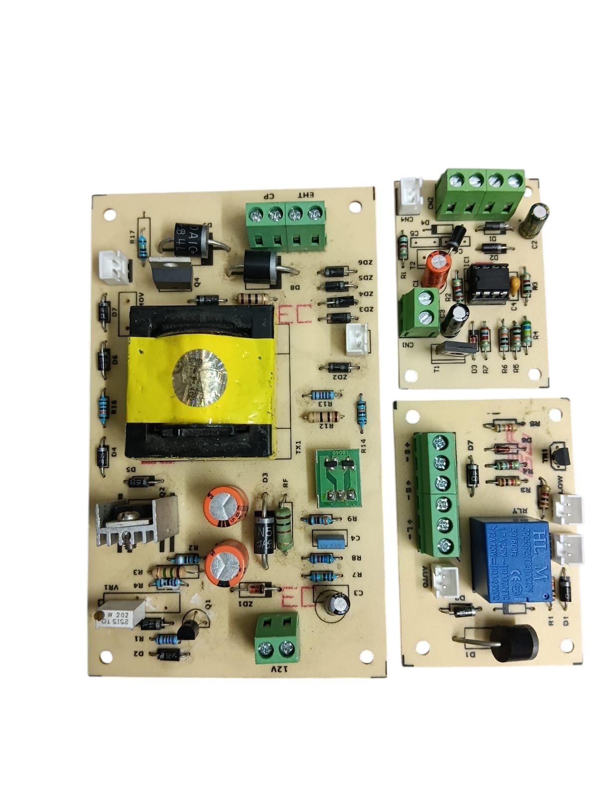 Solar Zatka Machine PCB Set - Solar main zatka card, solar sairan circuit, solar card (3 piece) Combo set for Farms-image-23