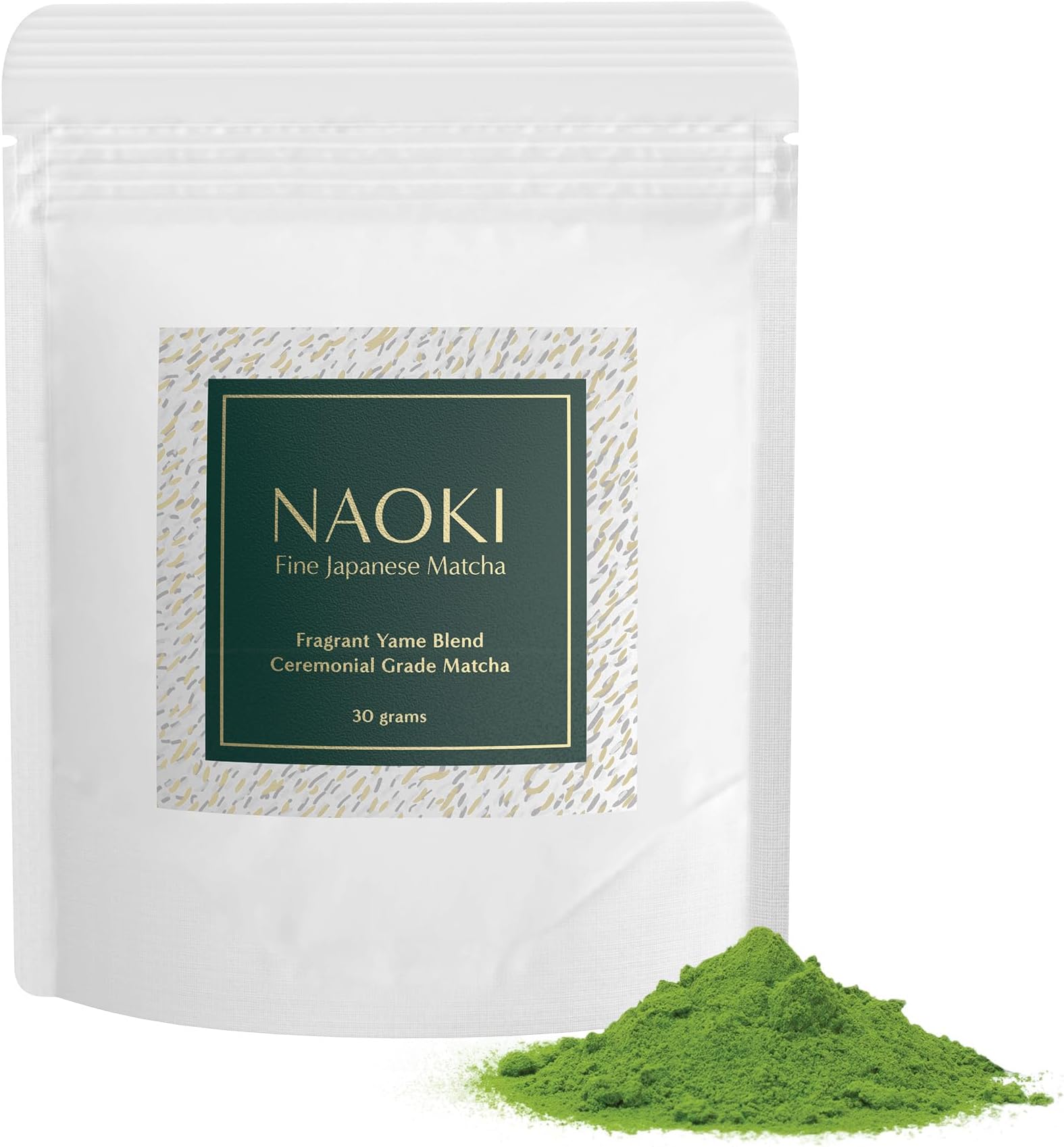 (Fragrant Yame Blend, 30g) Authentic Japanese Matcha Green Tea Powder Ceremonial Grade from Yame, Fukuoka