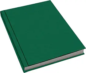 Álbum de fotos Ical, encadernação fotolivro autocolante, folhas de papel rígido branco, para 20 fotos 15x21cm vertical - linha Instalivro - modelo verde-escuro - 776