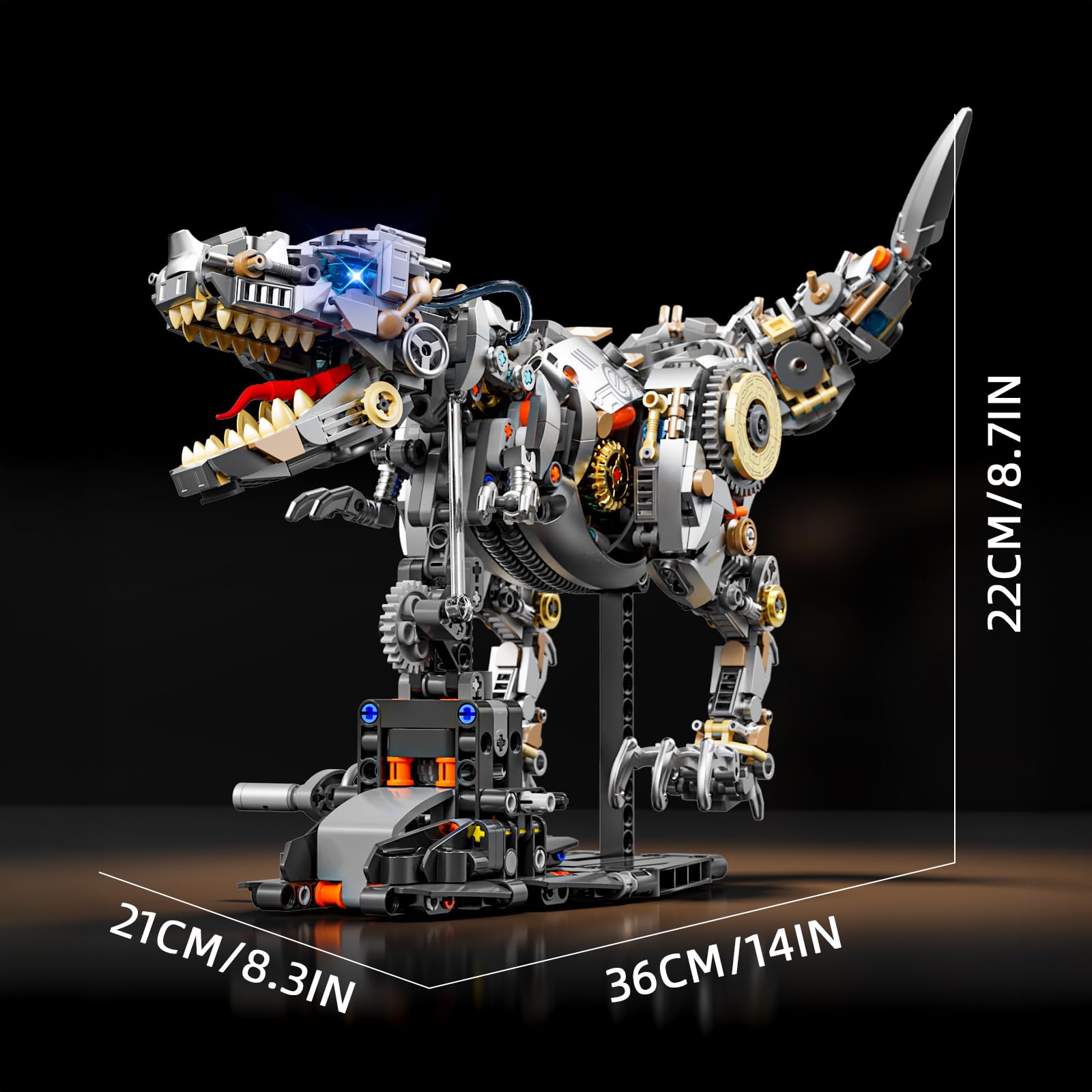 Amazon.com: HJPLPXH Mechanical Tyrannosaurus Building Blocks Set