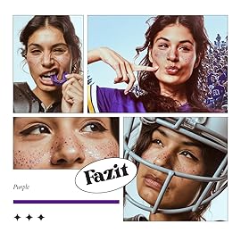 Fazit Makeup Patches - Purple Speckles - Glow Up Make-Up Patches - Cute Glitter Makeup Accessories for Women - Cosmetic Glitter for Face