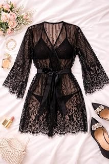 Fihana Women Satin Lace Solid Print Babydoll Lingerie Honeymoon Nighty. Price In India
