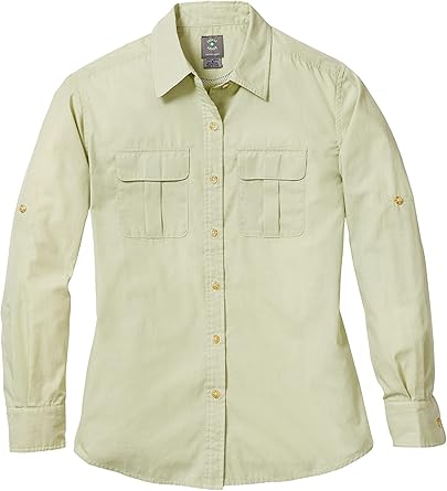 Insect Shield Womens Long Sleeve Field Shirt Pro, UPF 30+ Outdoor Fishing Shirt with Built in Bug Protection