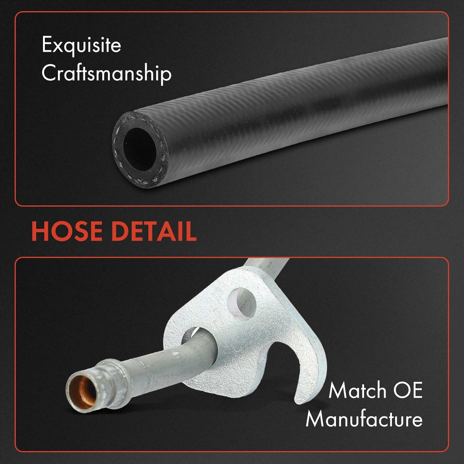 A-Premium Power Steering Return Hose Line Assembly Compatible with Mercedes-Benz GL320, GL350, GL450, GL550, R320, R350, R500, ML320, ML350, ML500, ML550, with O-ring, Rack to Radiator