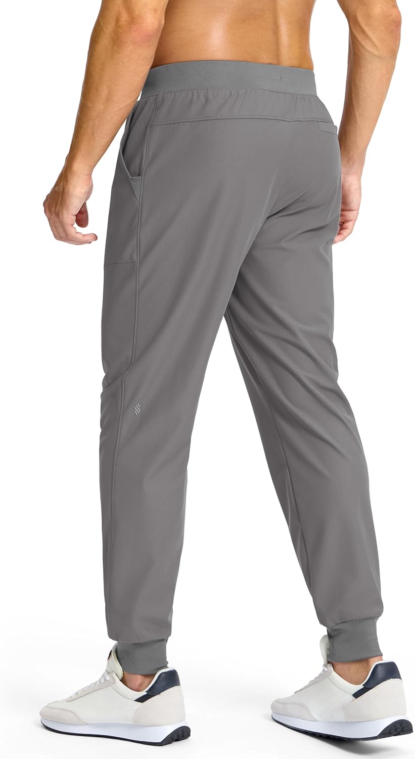 Soothfeel Joggers for Men Golf Joggers Pants with Pockets Slim Fit Casual Comfy Pants Lightweight Athletic Workout Sweatpants - Image 2