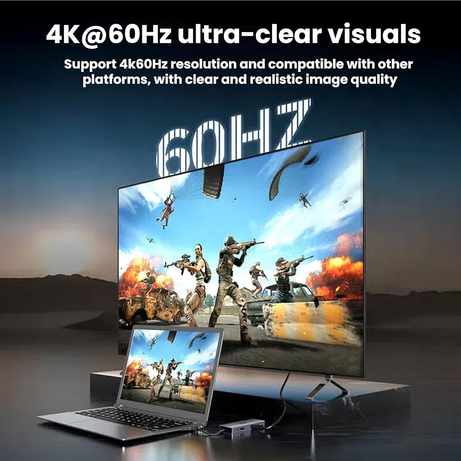 Laptop Docking Station Dual Monitor HDMI, Docking Station 3 Monitors HDMI,USB C Hub Multiport Adapter with DP and VGA,10Gbps USB 3.2,100W PD Charging, Gigabit Ethernet, SD/TF for Mac Dell HP Lenovo