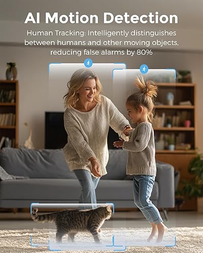 Miniatura 6 de Devo Cámara de seguridad C10 2K  Interior y exterior  Monitor de bebé y cámara para mascotas  Audio de 2 vías, visión nocturna a color, transmisión