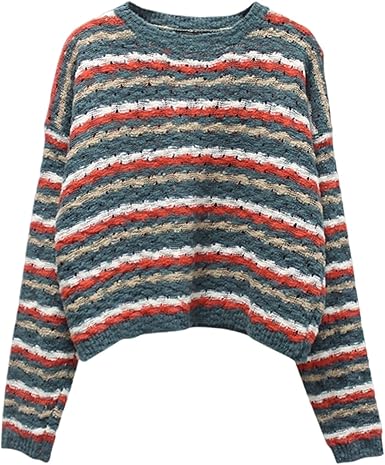 thin striped sweater