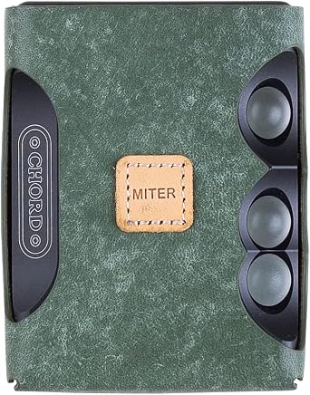 MITER Case Compatible with Chord Mojo 1 first edition , Handmade Italy Pueblo Leather Case Cover for Mojo1 Dark Green