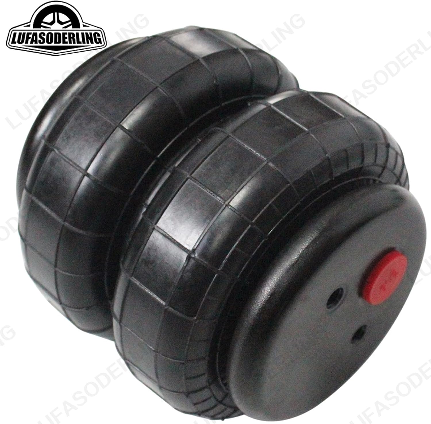 2PCS Universal Air Ride Suspension Spring Bags Double Bellow Standard 2500 lb 1/2"npt Single Port for Ford F150/F250, for GMC Sierra, for Chevrolet Silverado, for Dodge Ram 1500 2500 3500, for Truck